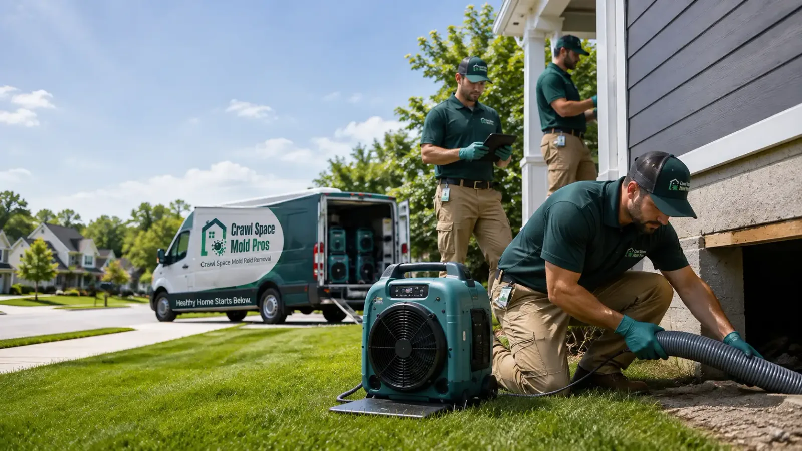 Crawl Space Mold Removal in Holmdel, NJ